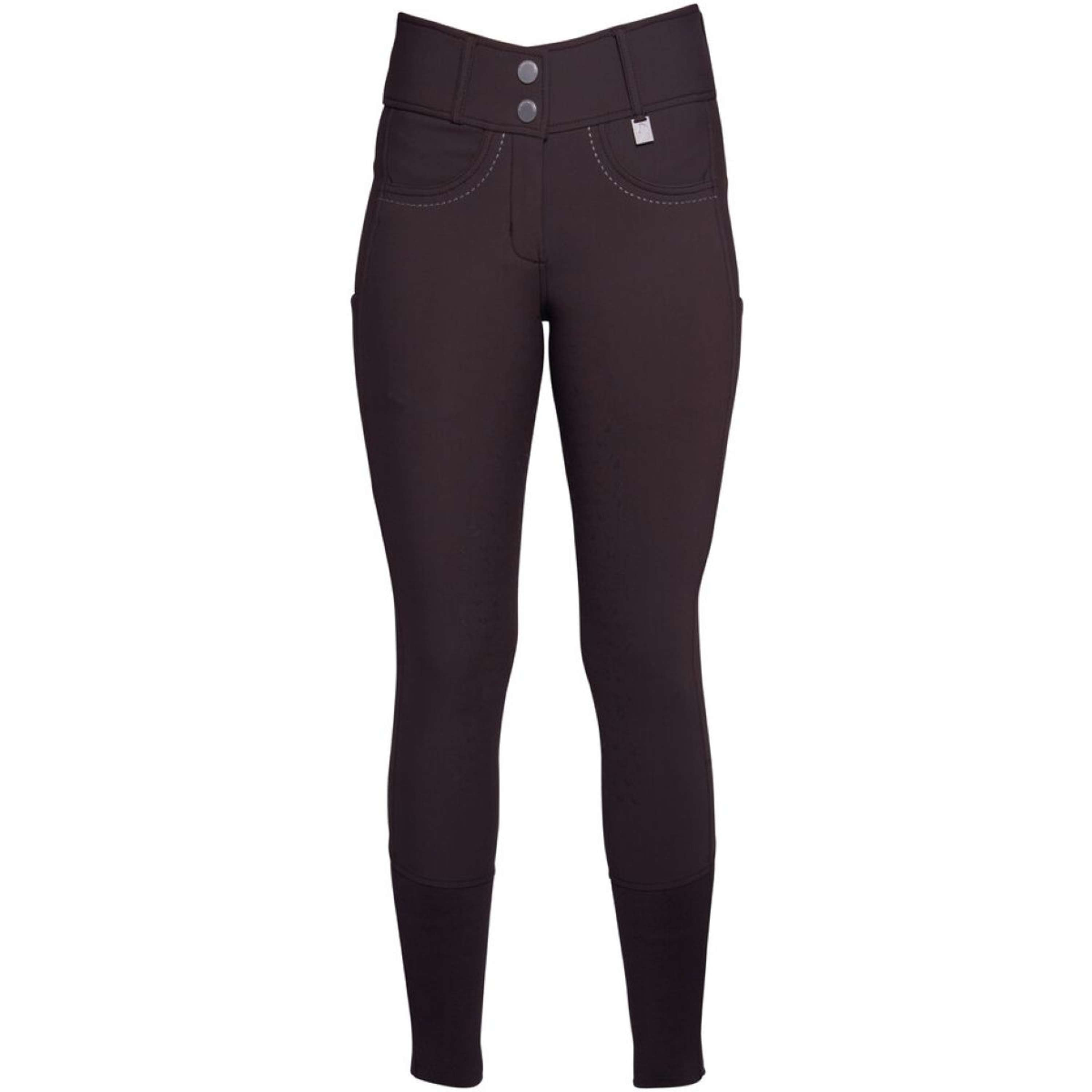 HKM Rijbroek Arezzo Full Grip Donkerbruin