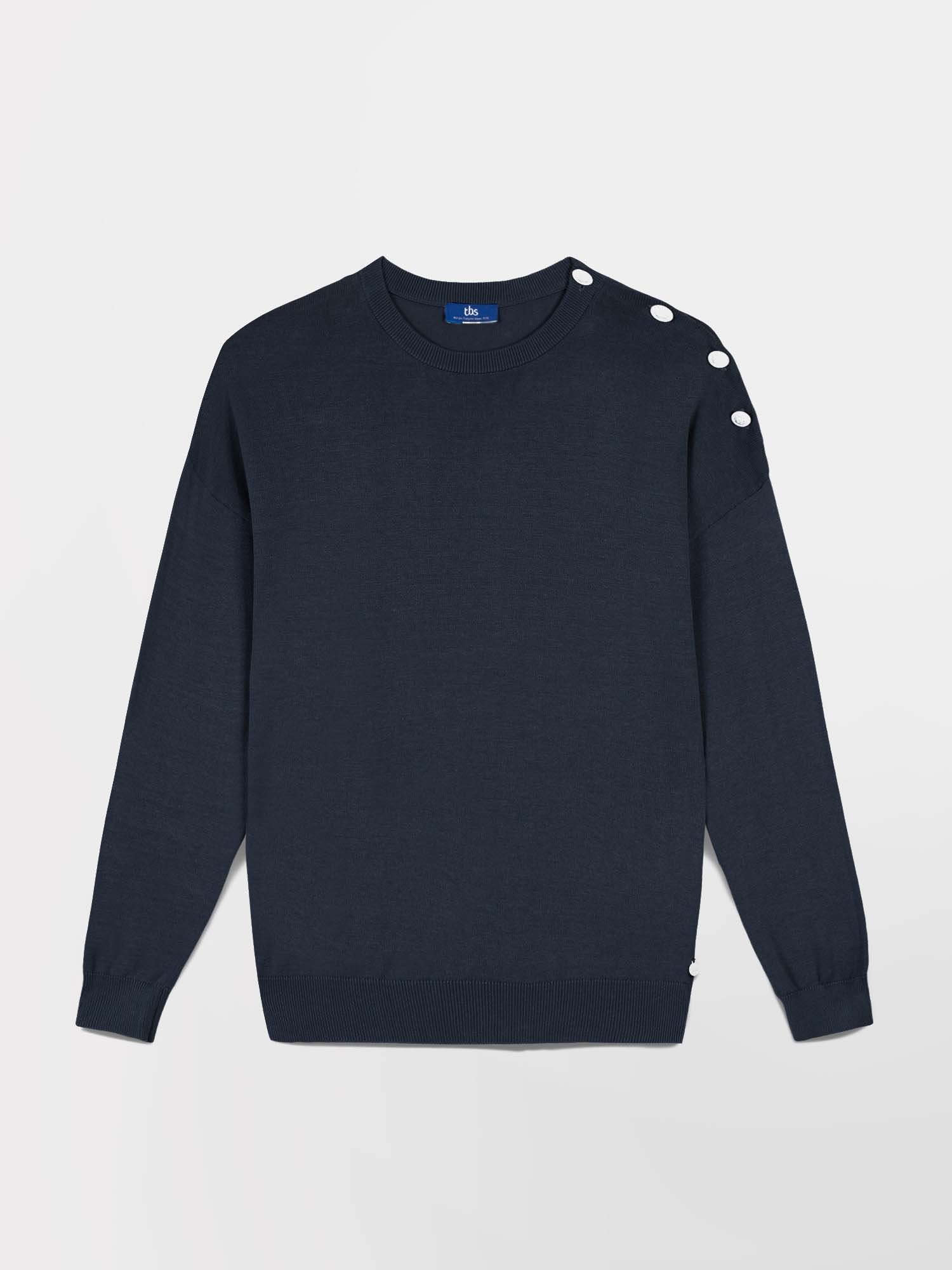 Pull Femme Coton Biologique Marine