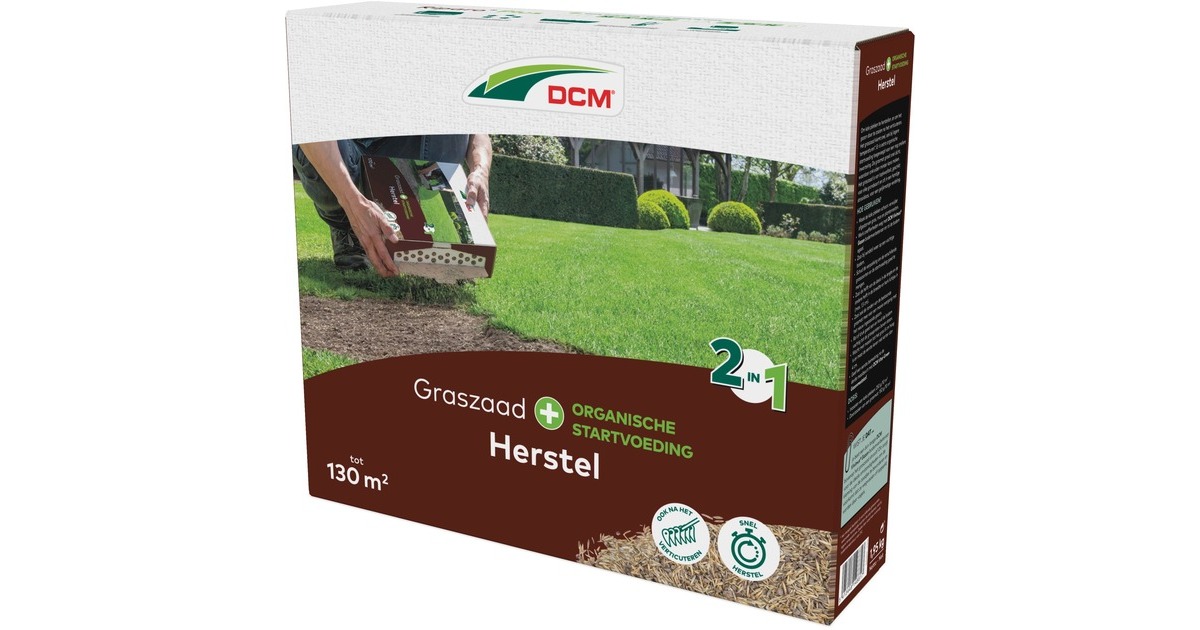 DCMGraszaad Plus Herstel 1,95 kg zaden  (Tot 130 m²)