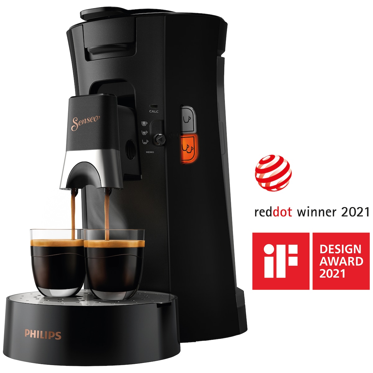 Senseo Select kaffemaskin CSA240/61 (dyp sort)