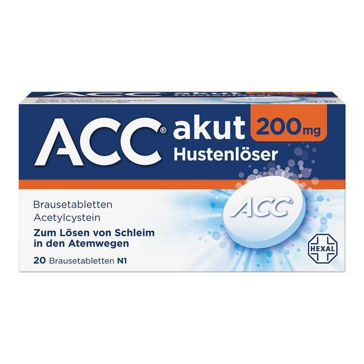 ACC akut 200 mg Hustenlöser, Brausetabletten, 20 St