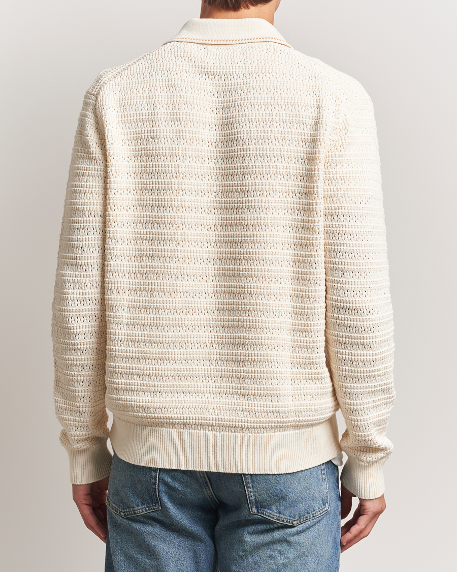 NN07 Josh Knitted Polo Ivory