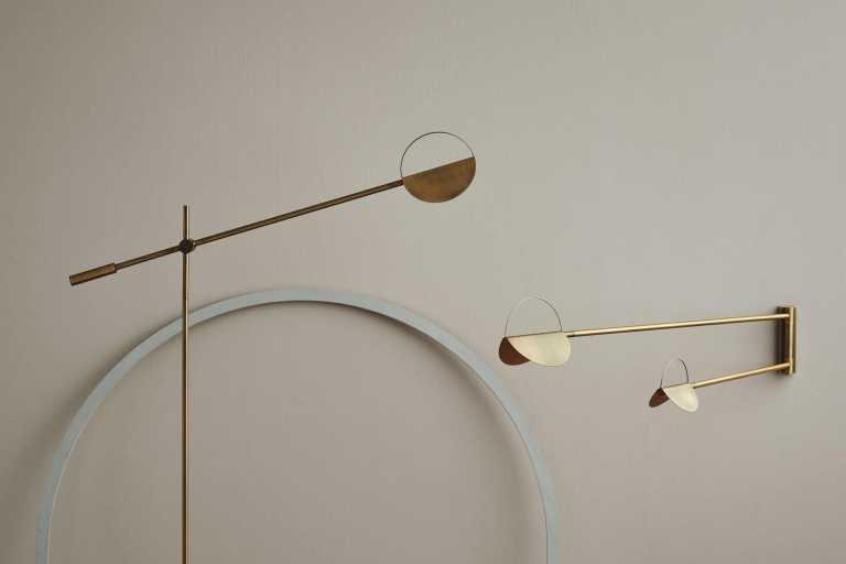 Bolia Leaves wandlamp LED messing