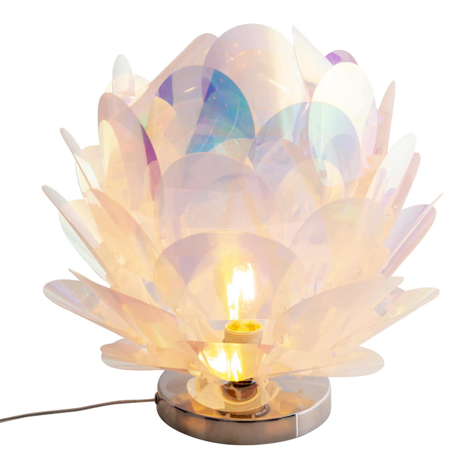 Tischlampe - irisierend - 35,5 cm hoch