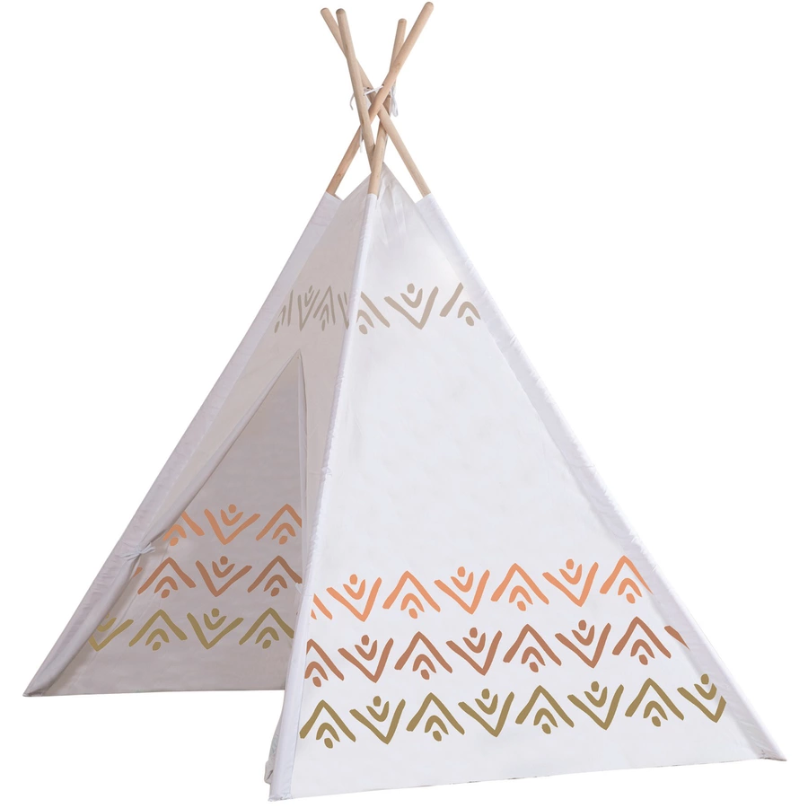John® Original Tipi aus Holz, grauweiß