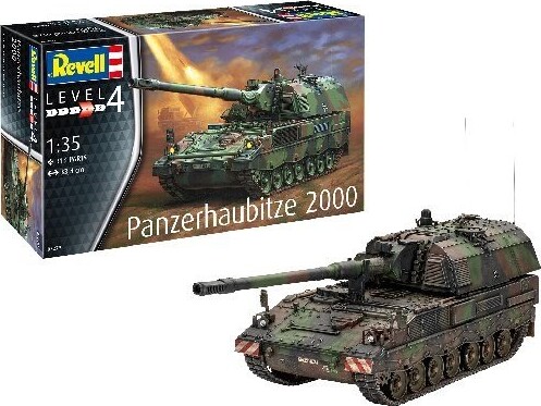 Revell - Panzerhaubitze 2000 Tank Byggesæt - 1:35 - Level 4 - 03279