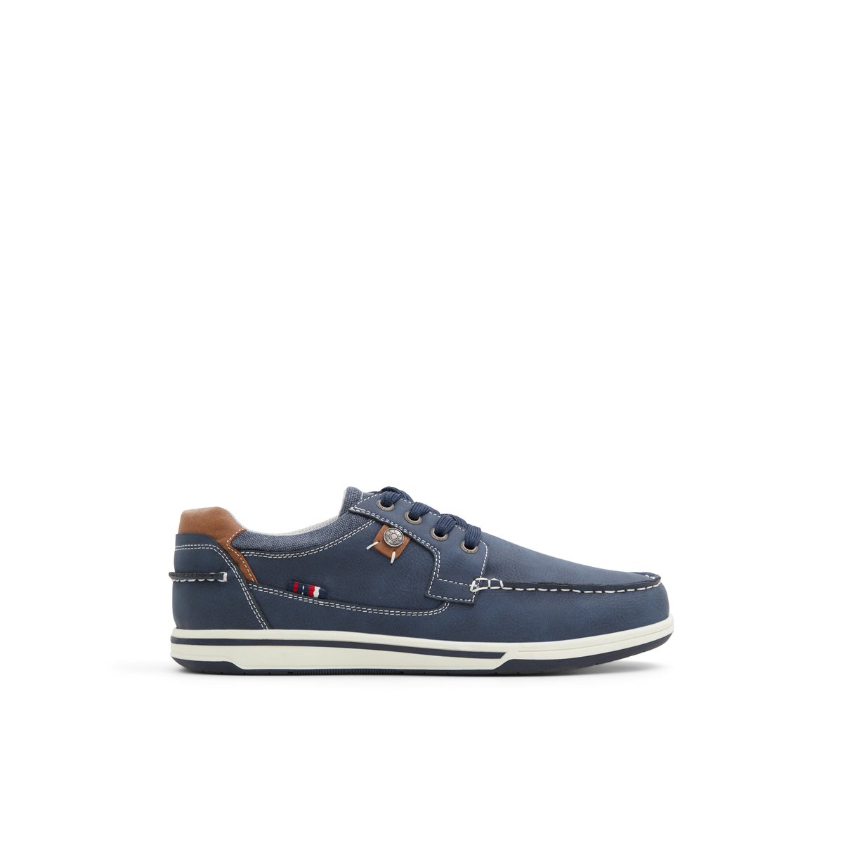 WEEKENDERS-Nyderikith-Chaussure bateau - Talon plat - Marine