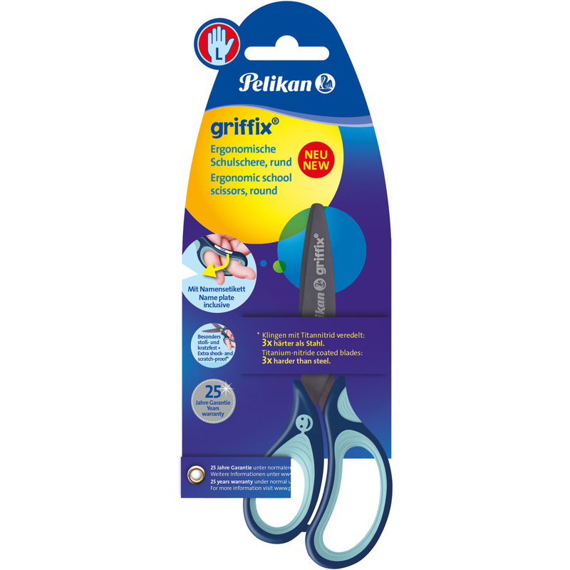 Pelikan Schere Griffix, für Linkshänder, 14 cm