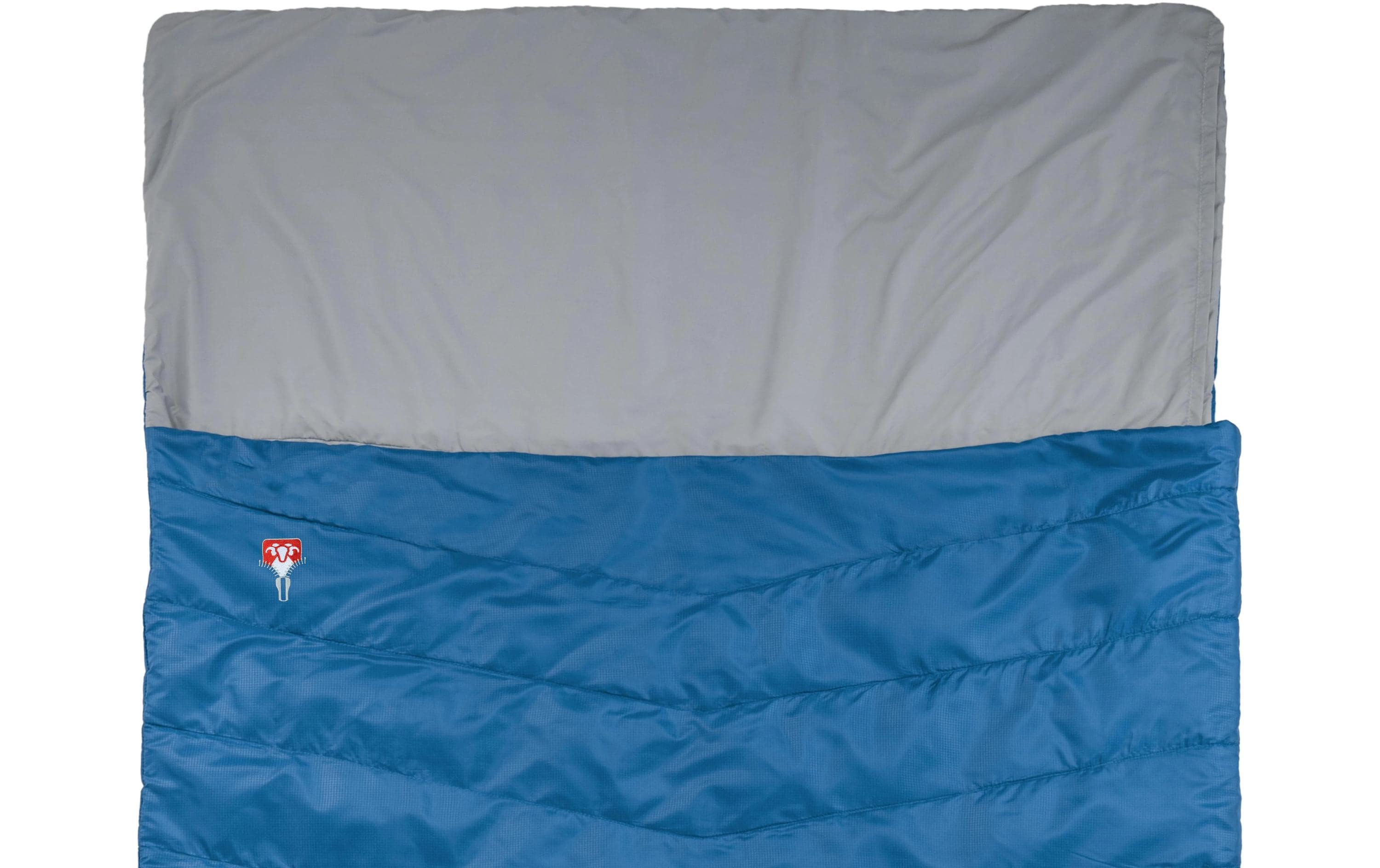Schlafsack Biopod Wolle Almhütte 195 Polyester, True Blue<br>Sommerlicher Hüttenschlafsack