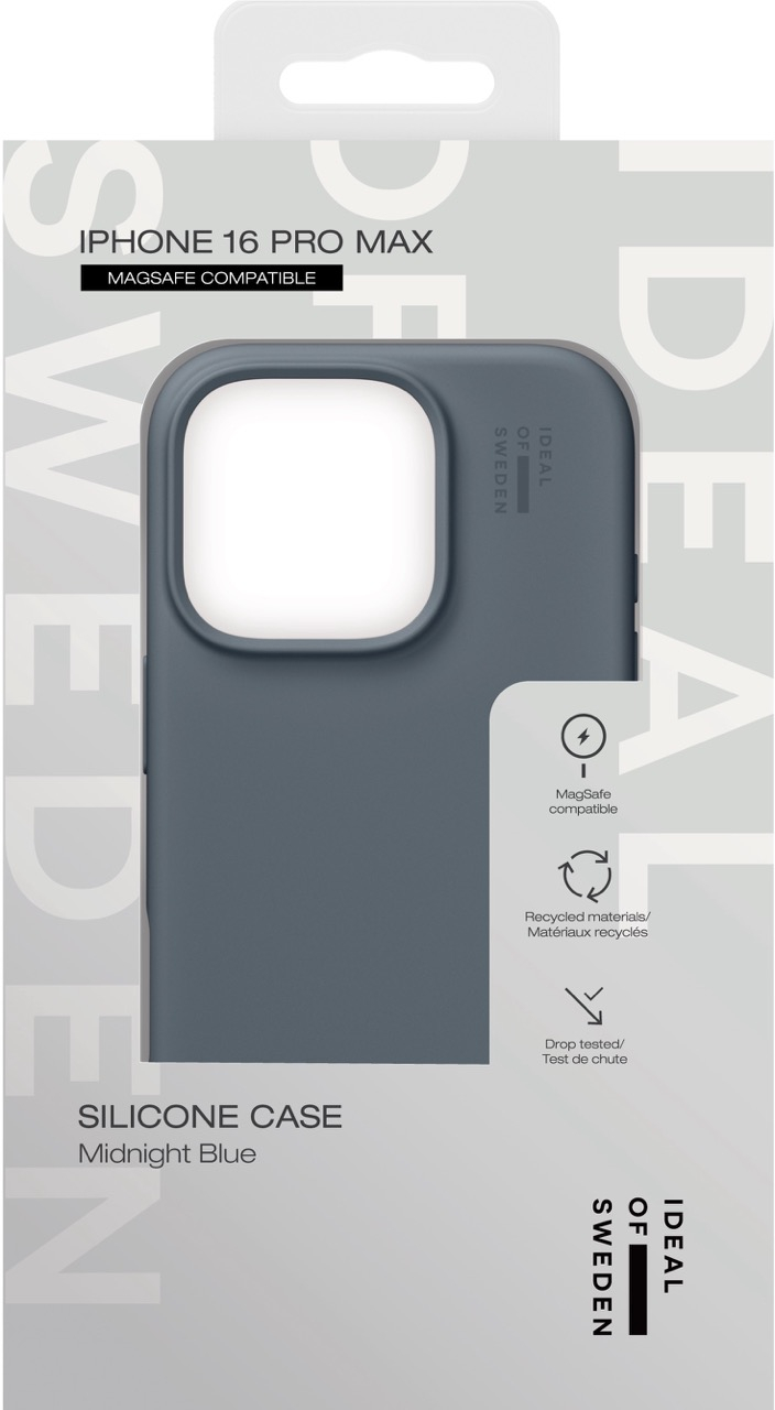 iPhone 16 Pro Max MagSafe Silikon Hülle Case Recycled (IDSICMS-I2467P-411) - Midnight Blue