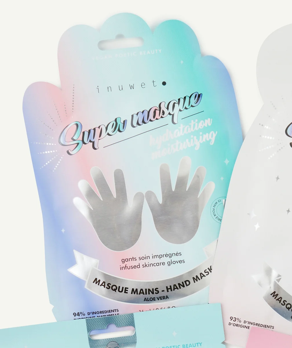 INUWETCOFFRET CHRISTMAS 4 MASQUES VISAGE & CORPS VEGAN