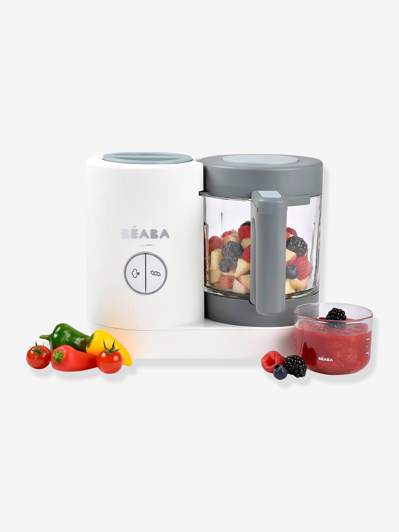 Robô BEABA Babycook Neo 4 em 1, Azul Escuro Liso