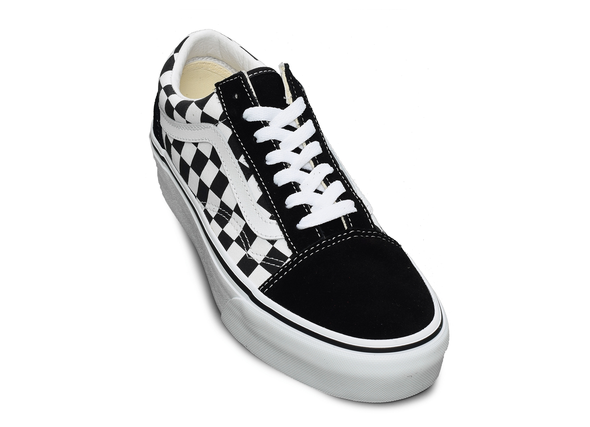 Ua old skool platforme noir blanc