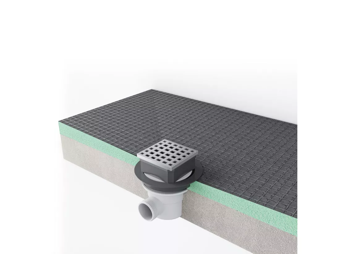 AICA receveur de douche à carreler 1200x800mmavec la bonde de receveur