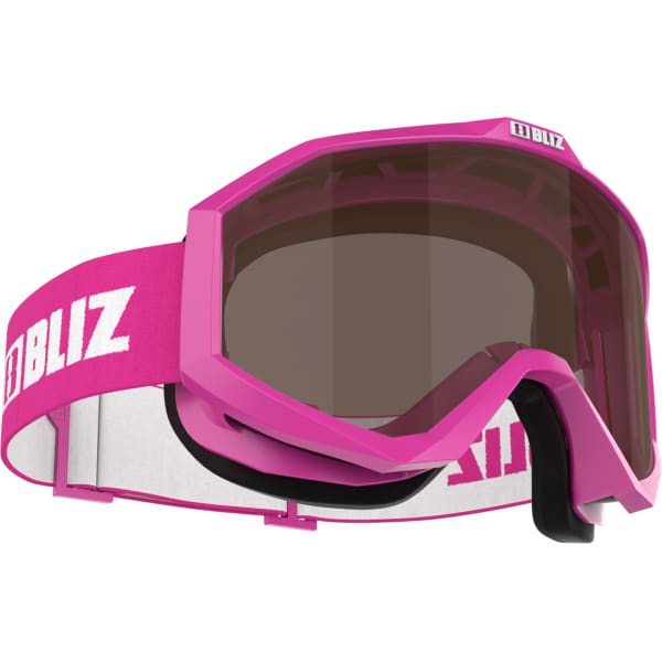 Masque de ski BLIZ LINER JR PINK-WHITE LOGO/BROWN