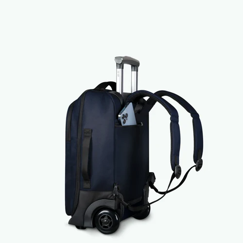 Valise souple 2 roues XS Reykjavik bleu marine