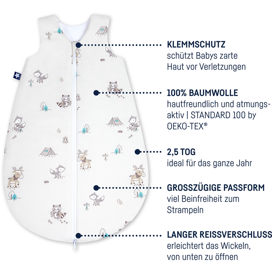 JULIUS ZÖLLNER Jersey Schlafsack Fuchs & Elch