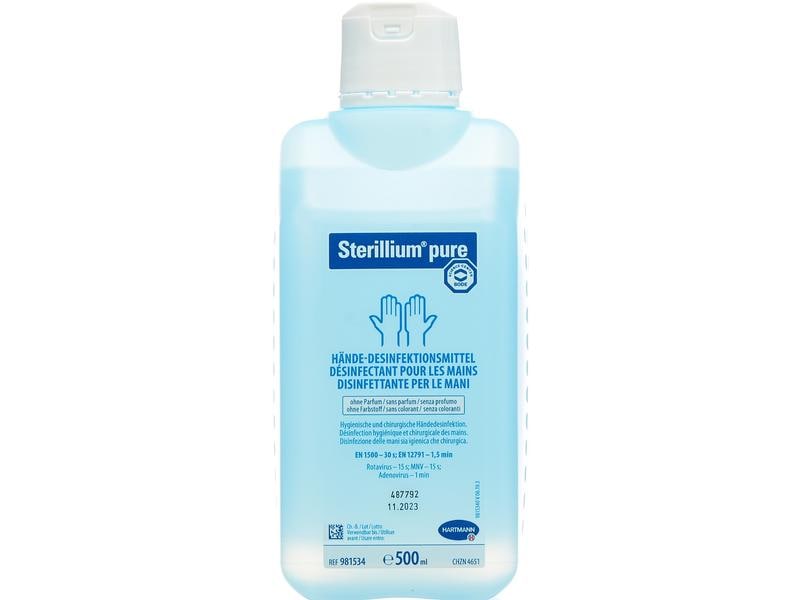 Sterillium Desinfektionsmittel Pure Hände 500 ml Gut verträgliches Händedesinfektionsmittel