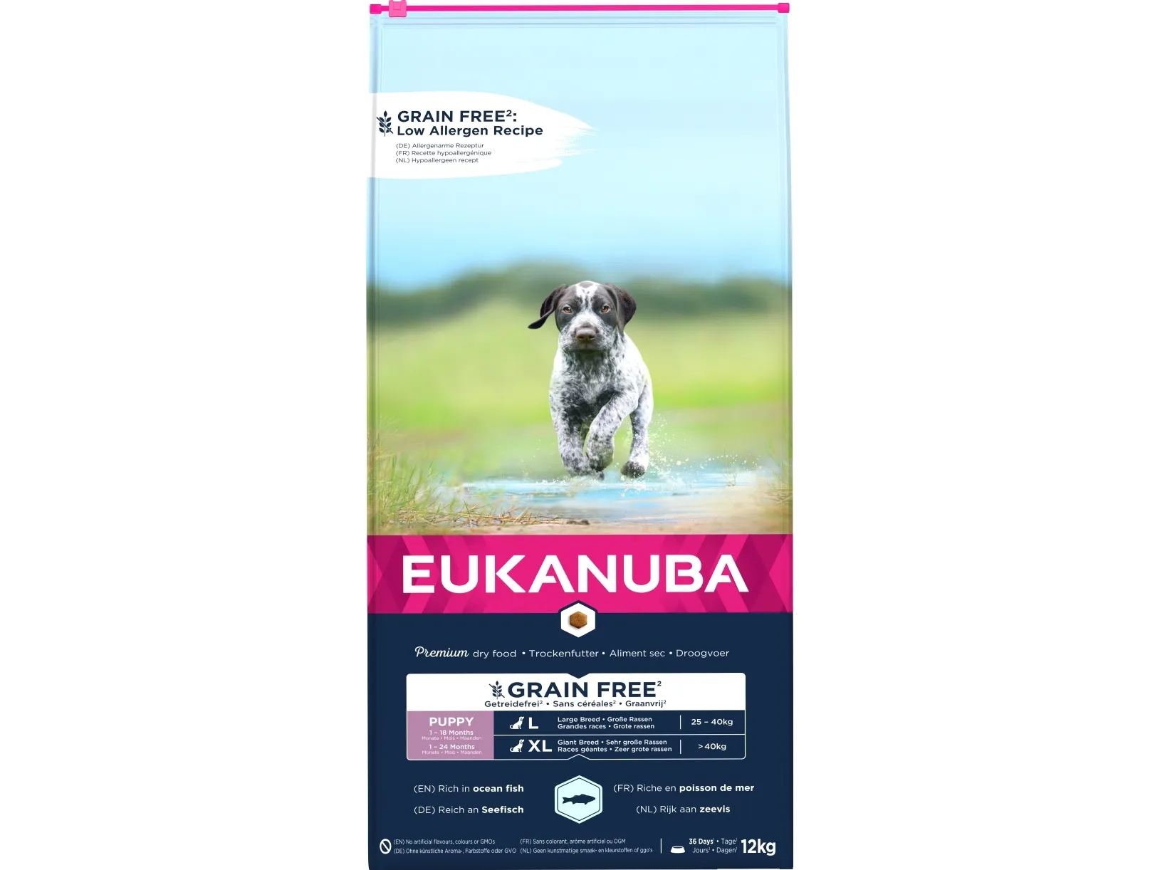 Eukanuba Euk Puppy & Junior Large Grainfree Ocean Fish 12KG