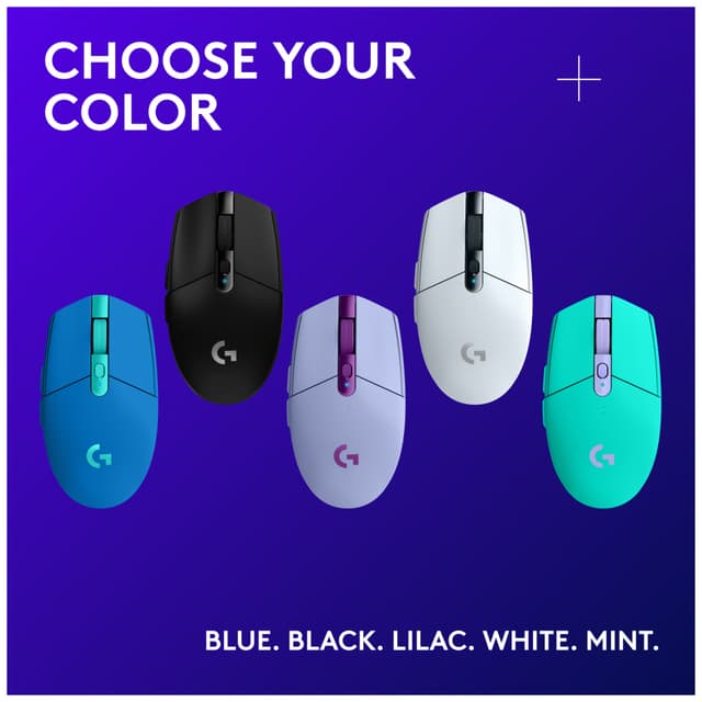 Logitech G305 trådløs gaming mus (hvid)