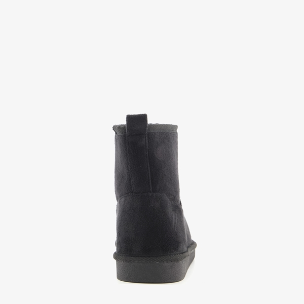 Thu!s hoge dames pantoffels zwart
