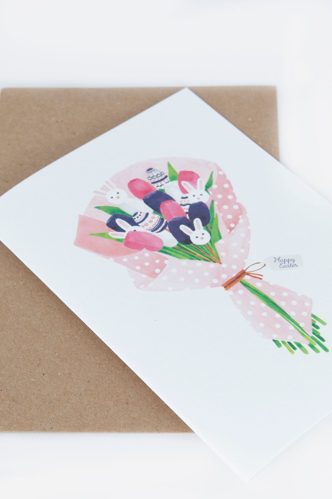 Postkaart boeket Pasen