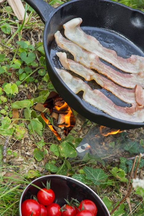 Fire Skillet fp25 with one pan handle bålpande
