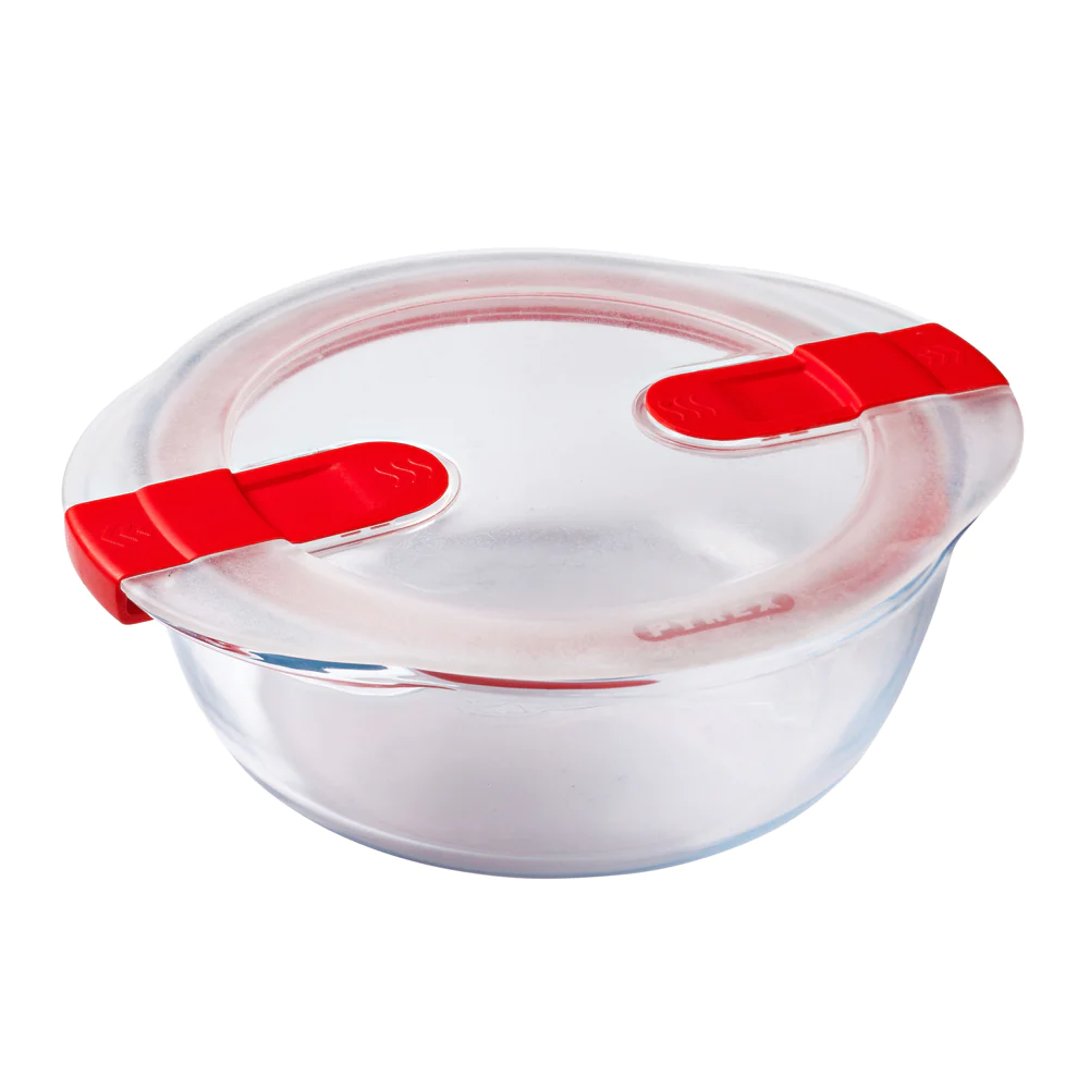 Plat rond + couvercle Cook & Heat 20 cm Pyrex