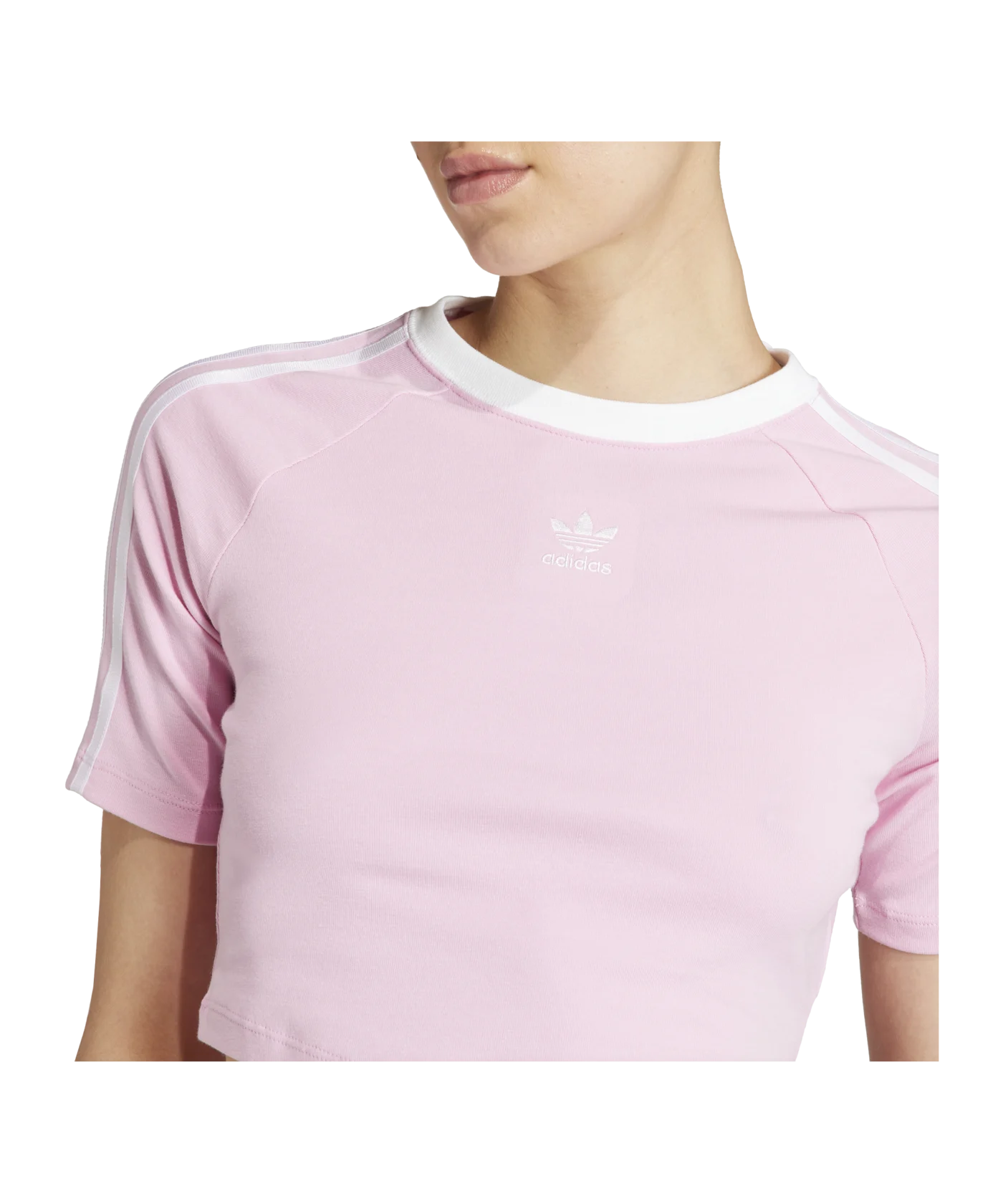 adidas Originals 3-Stripes Baby T-Shirt Damen Pink