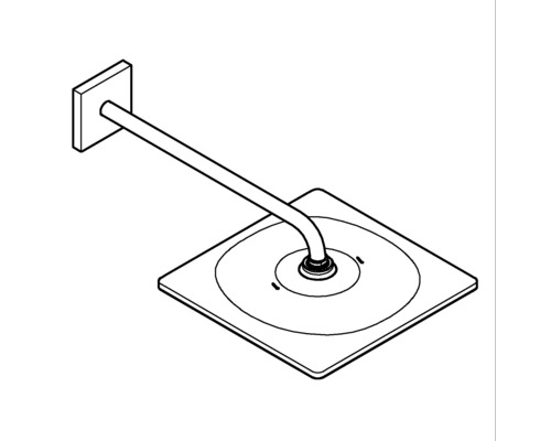 GROHE Rainshower Mono Cube 310 EcoJoy 26564000 31x31 cm douchekopset inclusief 42,2 cm douchearm, chroom