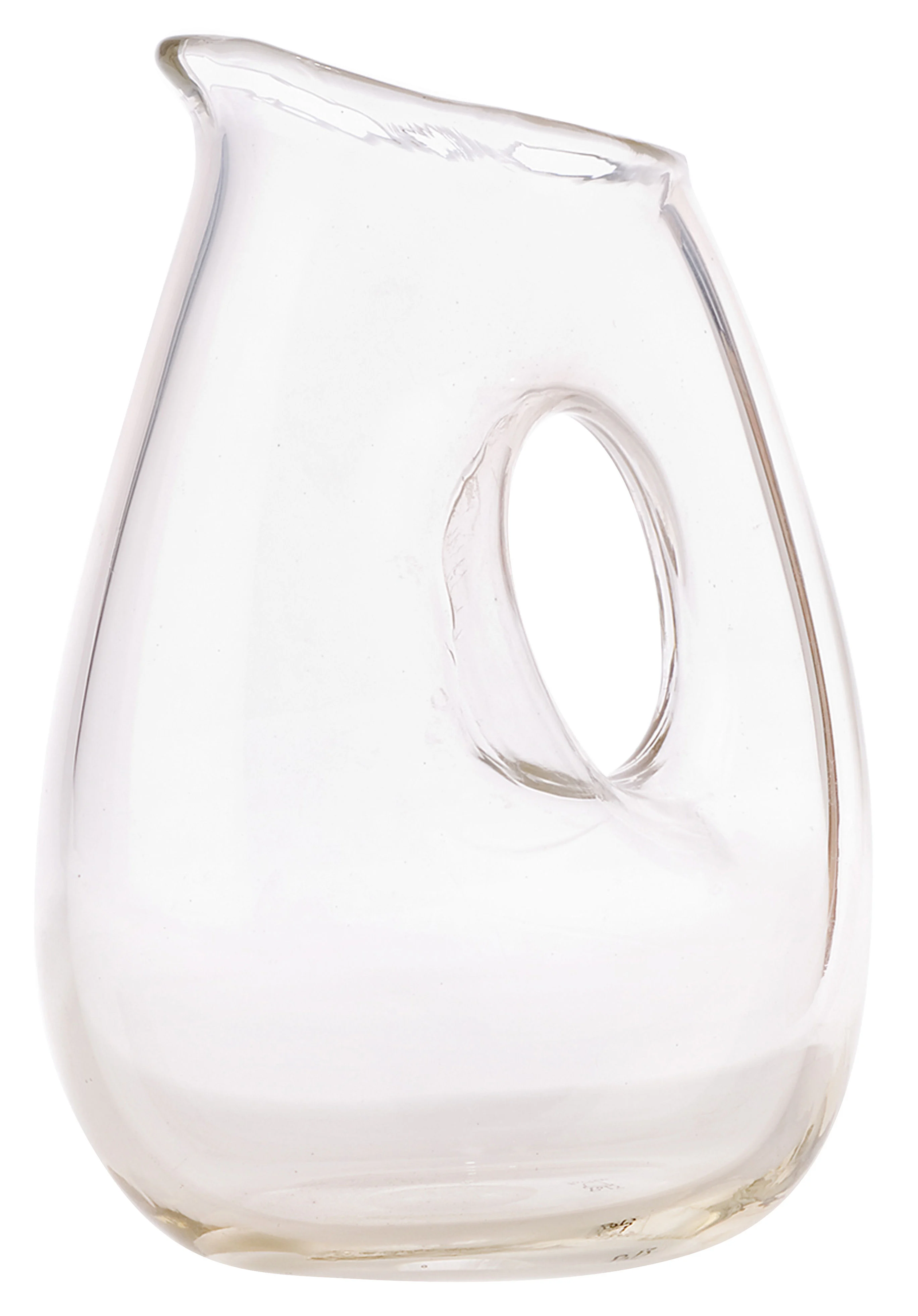 JUG WITH HOLE - Carafe verre | Transparent