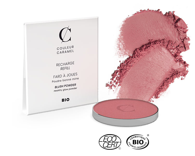 Couleur Caramel - Fard à Joues BIO - REFILL, 3,3g