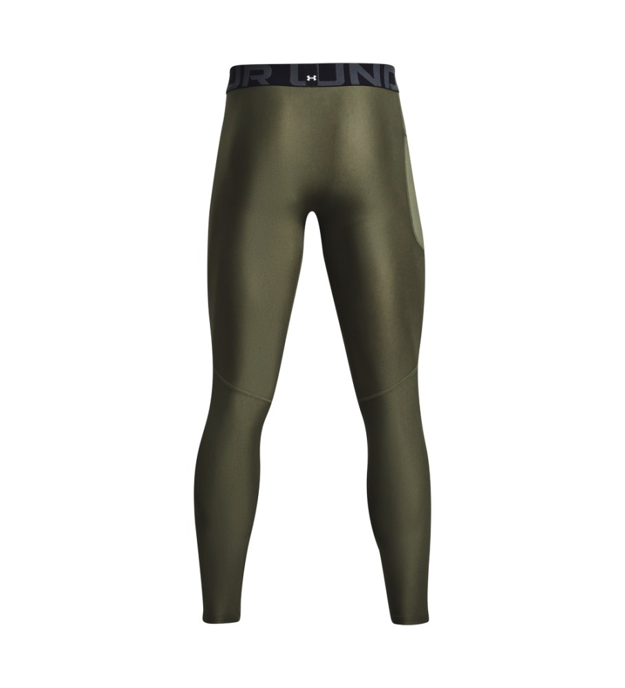 Calça legging verde HeatGear da Under Armour