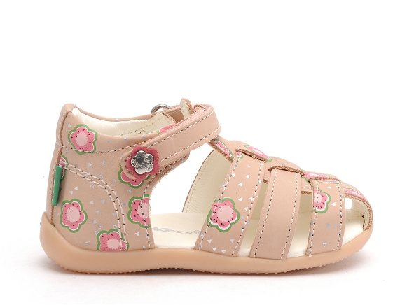 Kickers nu pieds bebe bigflo rose