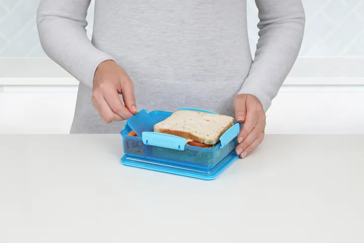 Sistema - Snack Attack Duo975ml - Ocean blue