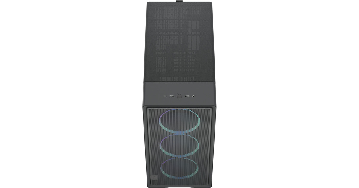 Fractal DesignEpoch XL TG RGB midi tower behuizing  (Zwart | 2x USB-A | 1x USB-C | RGB | Tempered Glass)