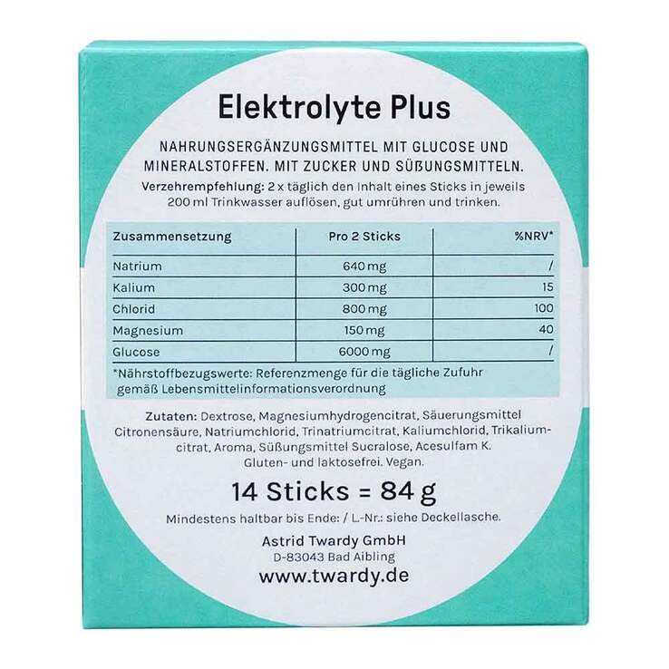 Elektrolyte Plus Pulver Sticks, 14X6 g
