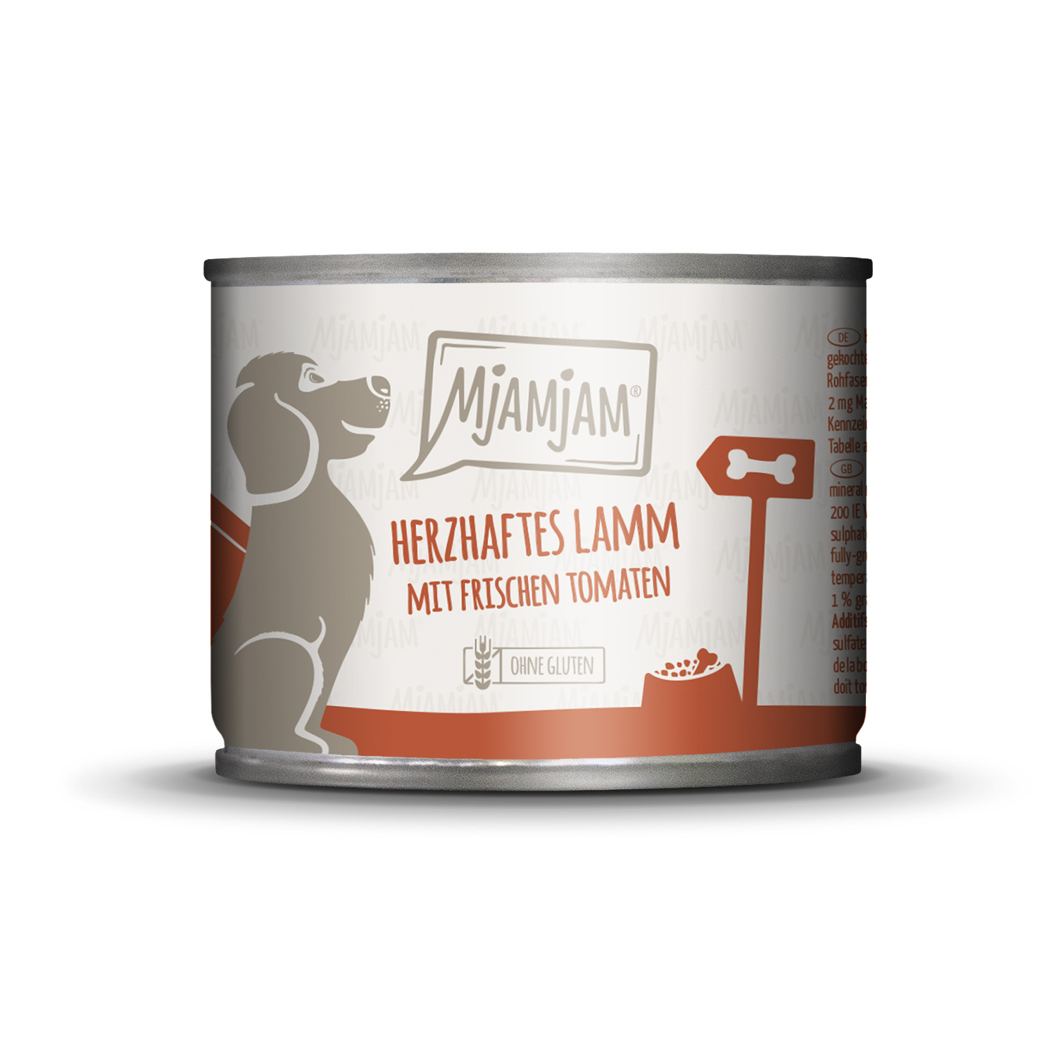 herzhaftes Lamm an gekochtem Reis mit frischen Tomaten