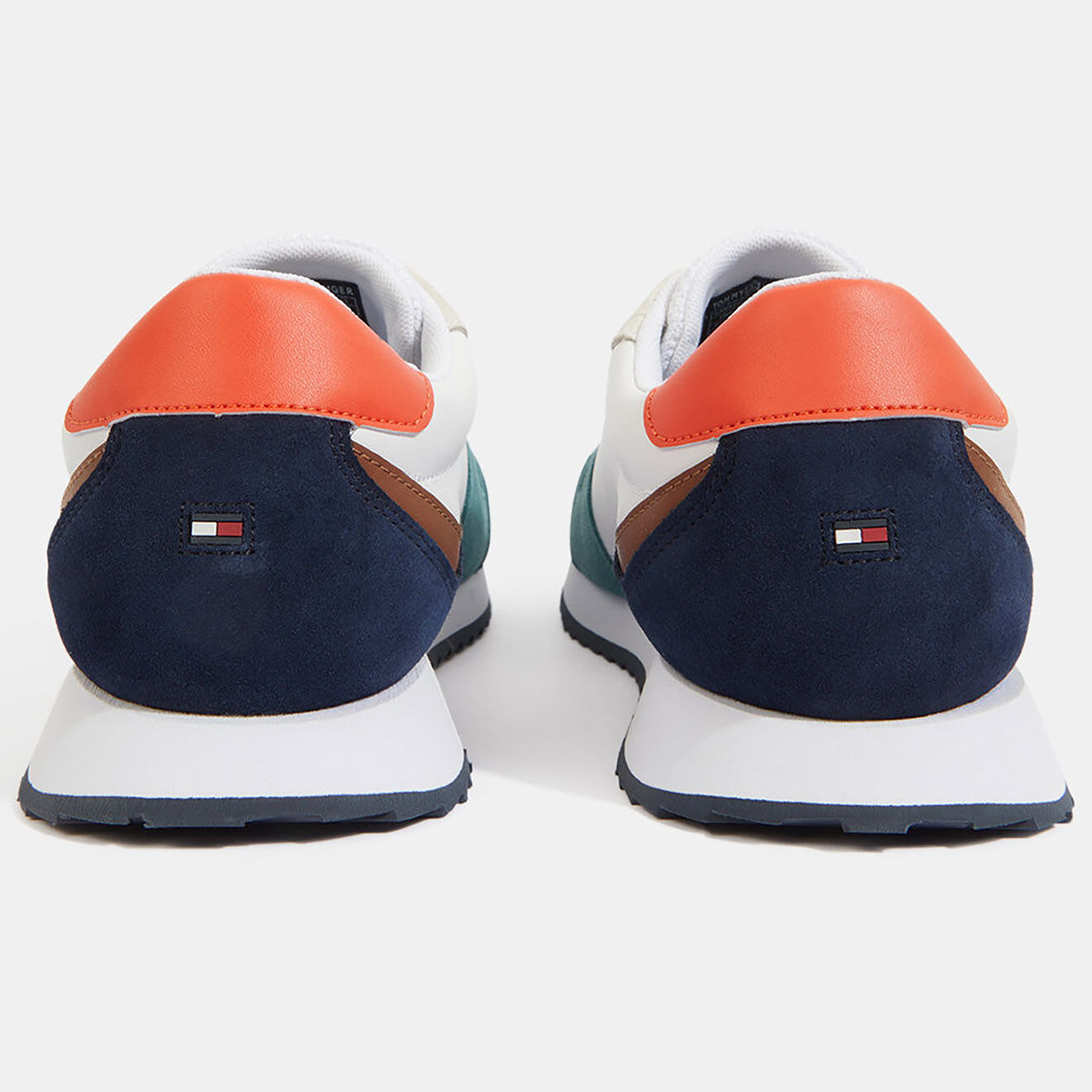 Tommy Hilfiger Baskets en Cuir Running Evo multicolores