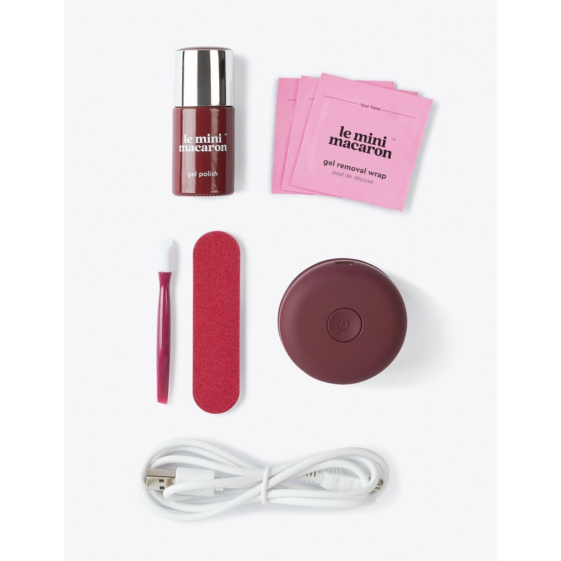 Le Mini Macaron Gel Manicure Kit - Cassis