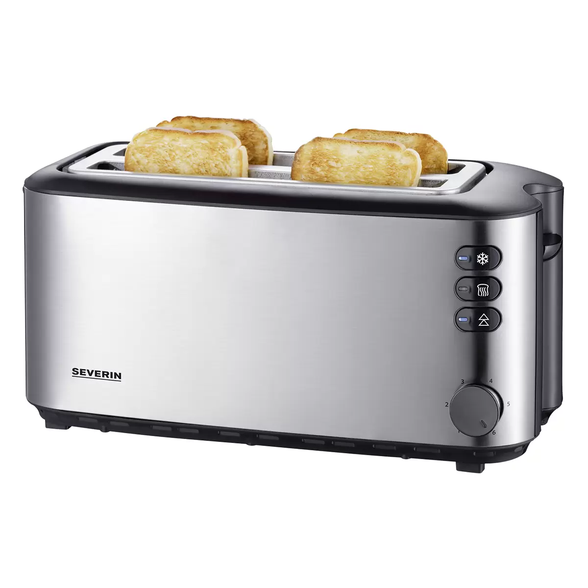 Automatik-Langschlitztoaster Severin AT2509 Silber