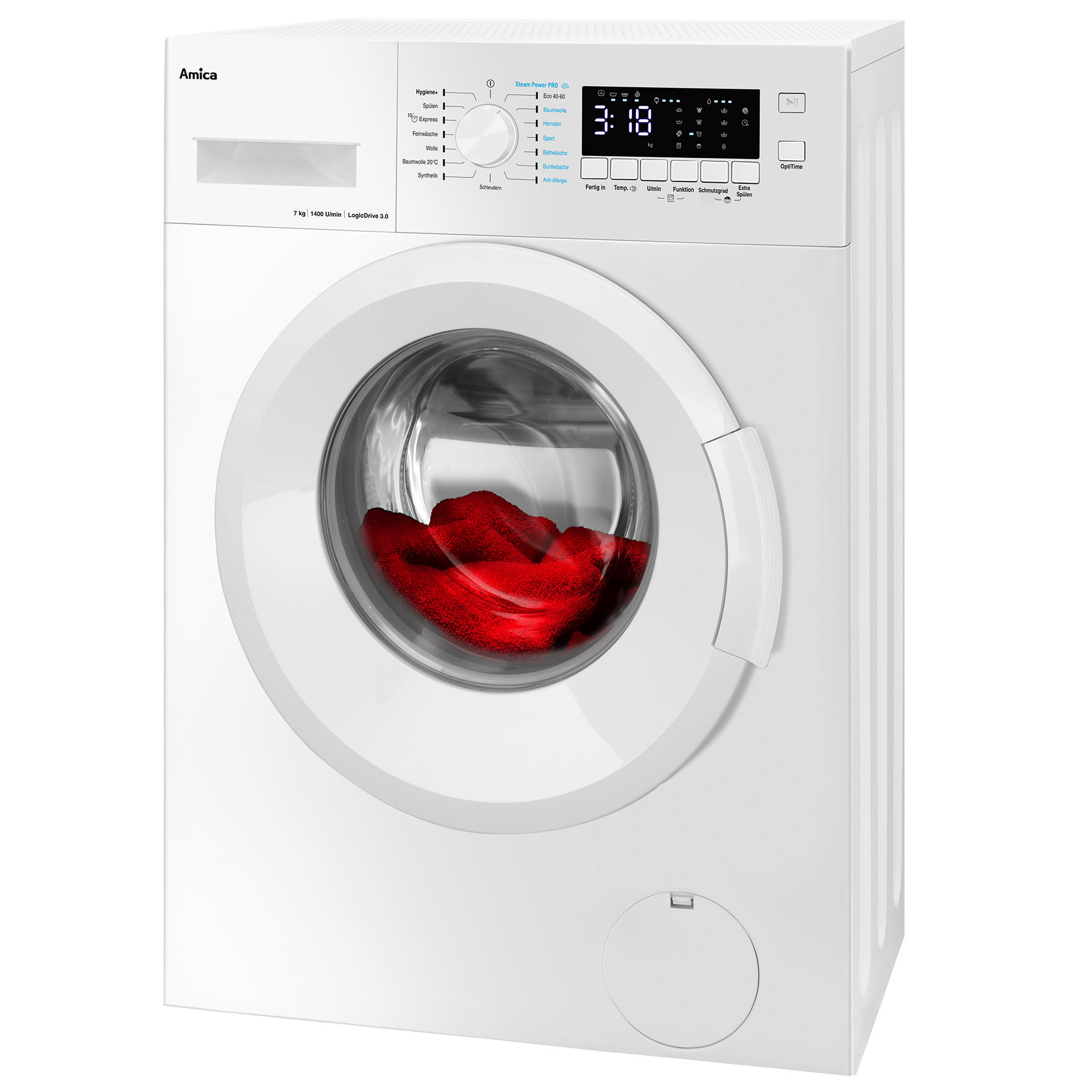 AMICA Waschmaschine WA 474 600 - weiß - 7 kg - A