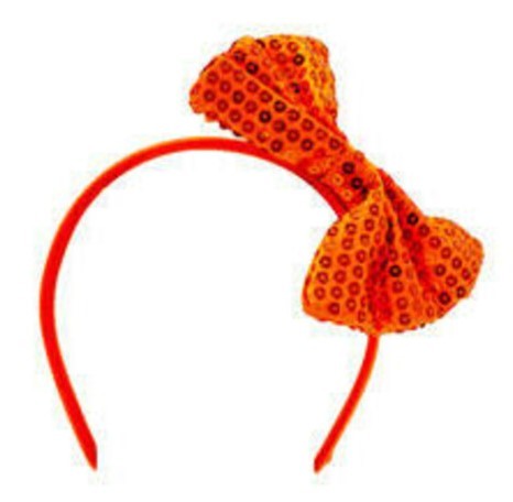 folat Oranje Tiara Met Strik 1 Stuk