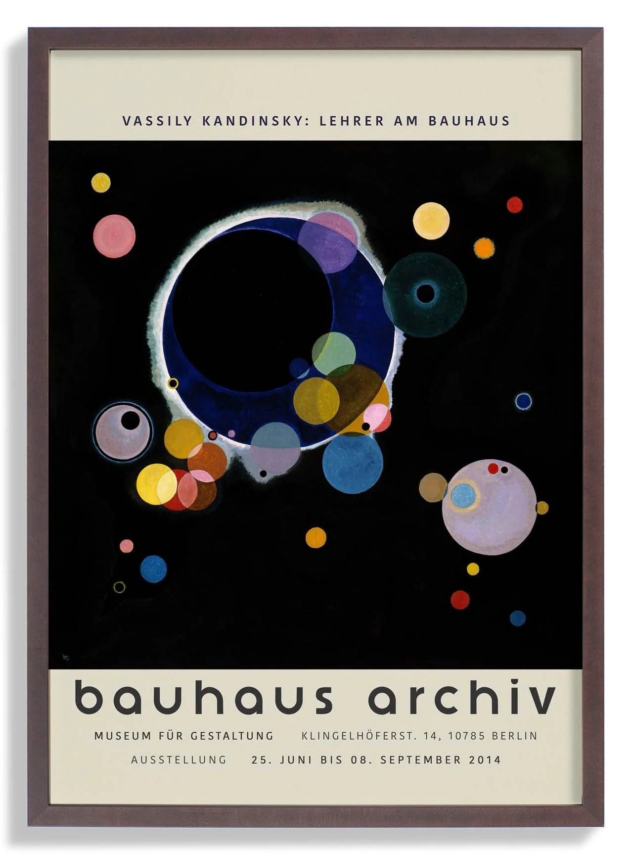 Mehrere Kreise von Wassily Kandinsky Ausstellung