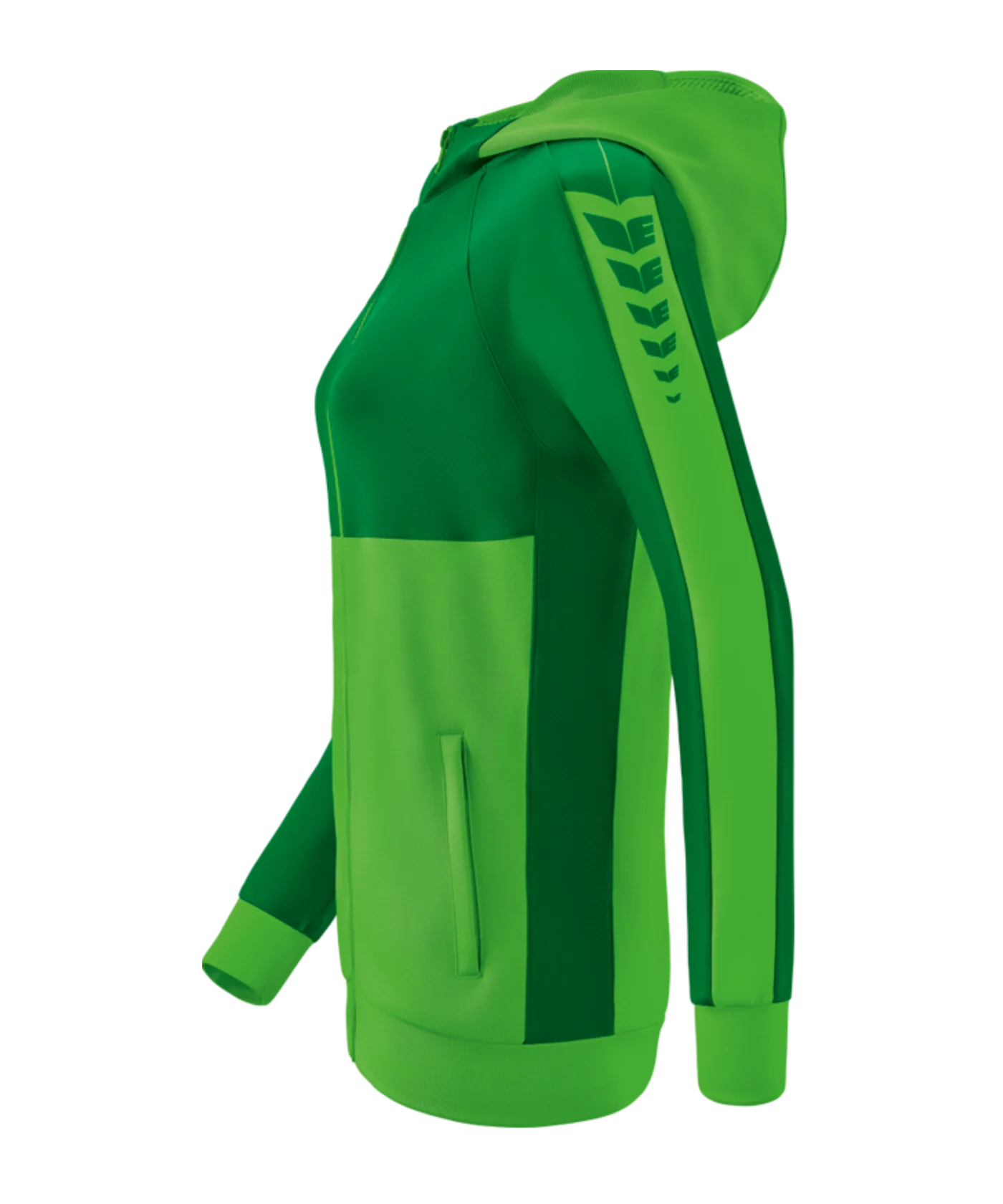 Erima Six Wings Kapuzenjacke Damen Grün