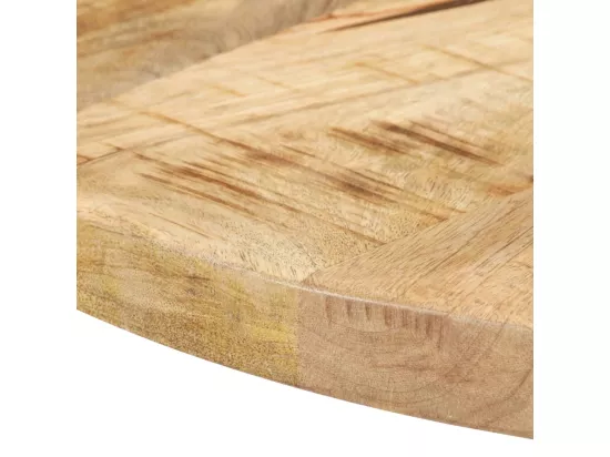 Table de bistro Ø60x76 cm Bois de manguier brut