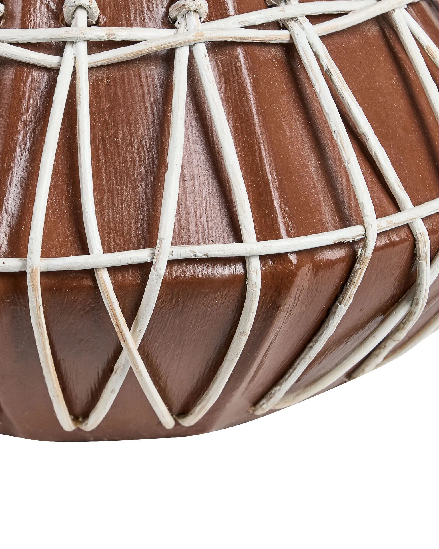 Decoratieve vaas KLUET Keramiek 22 cm Bruin