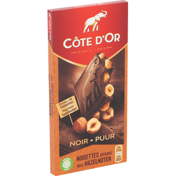 Côte d'Or Bloc Pure Chocoladereep Hele Hazelnoten 180g