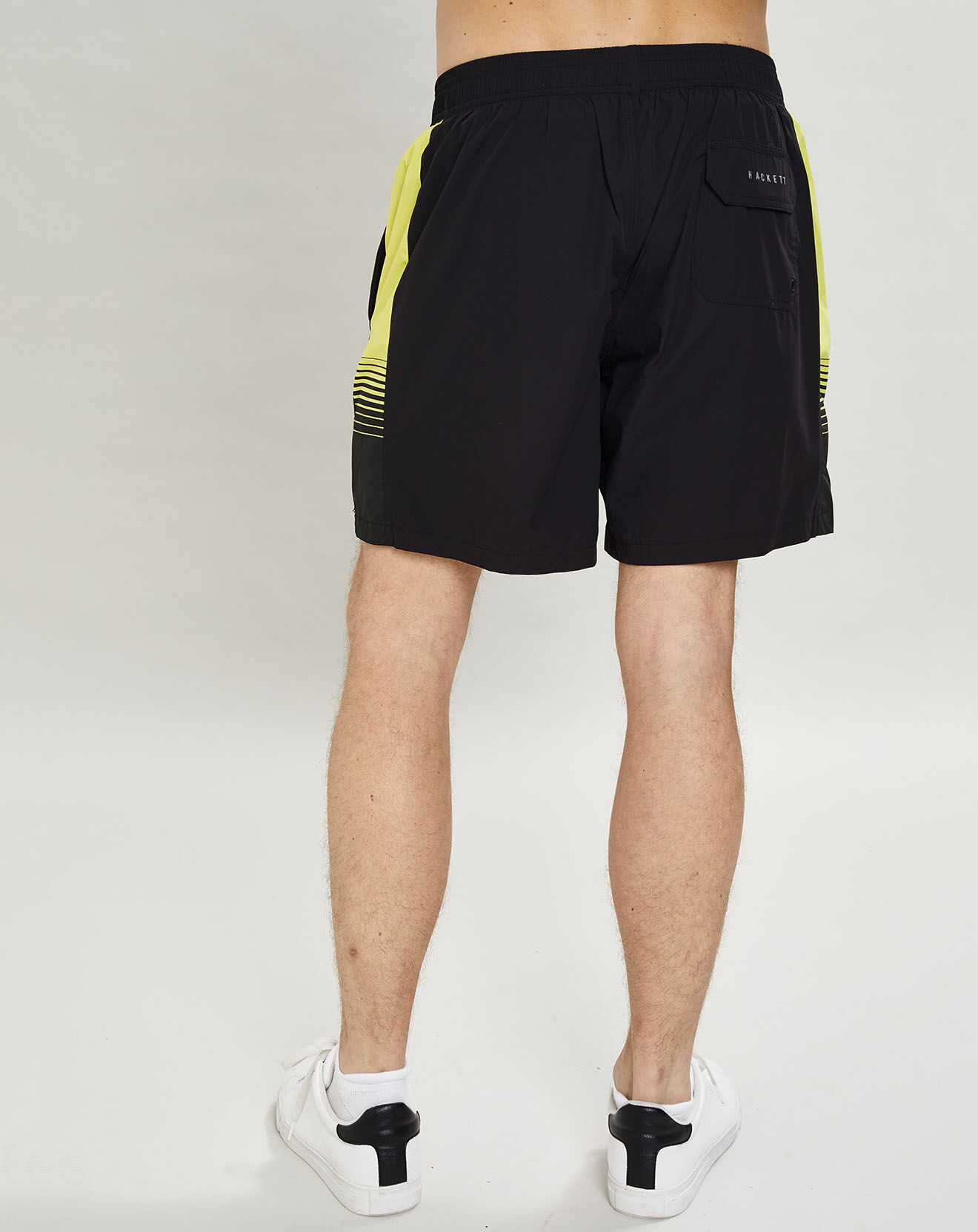Hackett London Short de Bain Aston Martin Racing fluo noir