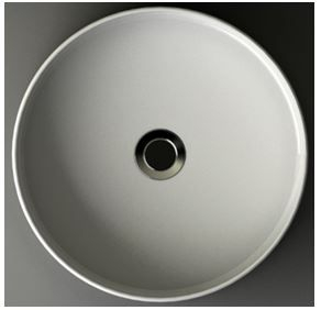 Mueller Ligilo opbouw wastafel rond 40cm wit